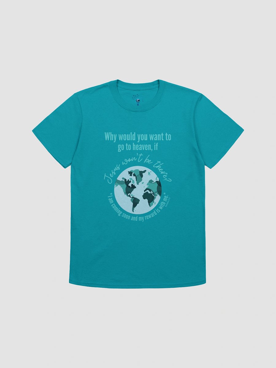 Why Go to Heaven? Gilden Lightweight T-Shirt product image (4)