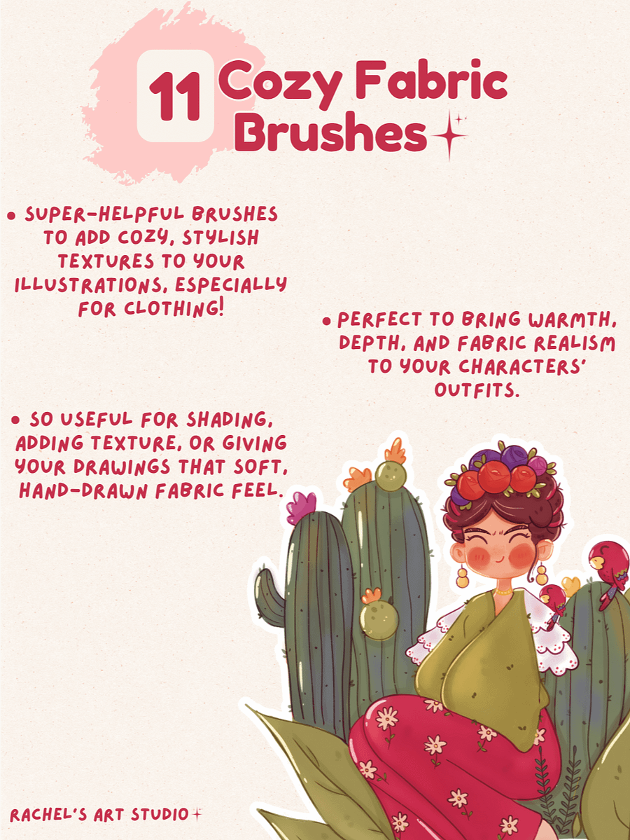 Rachel’s Ultimate Procreate Brush Bundle product image (4)