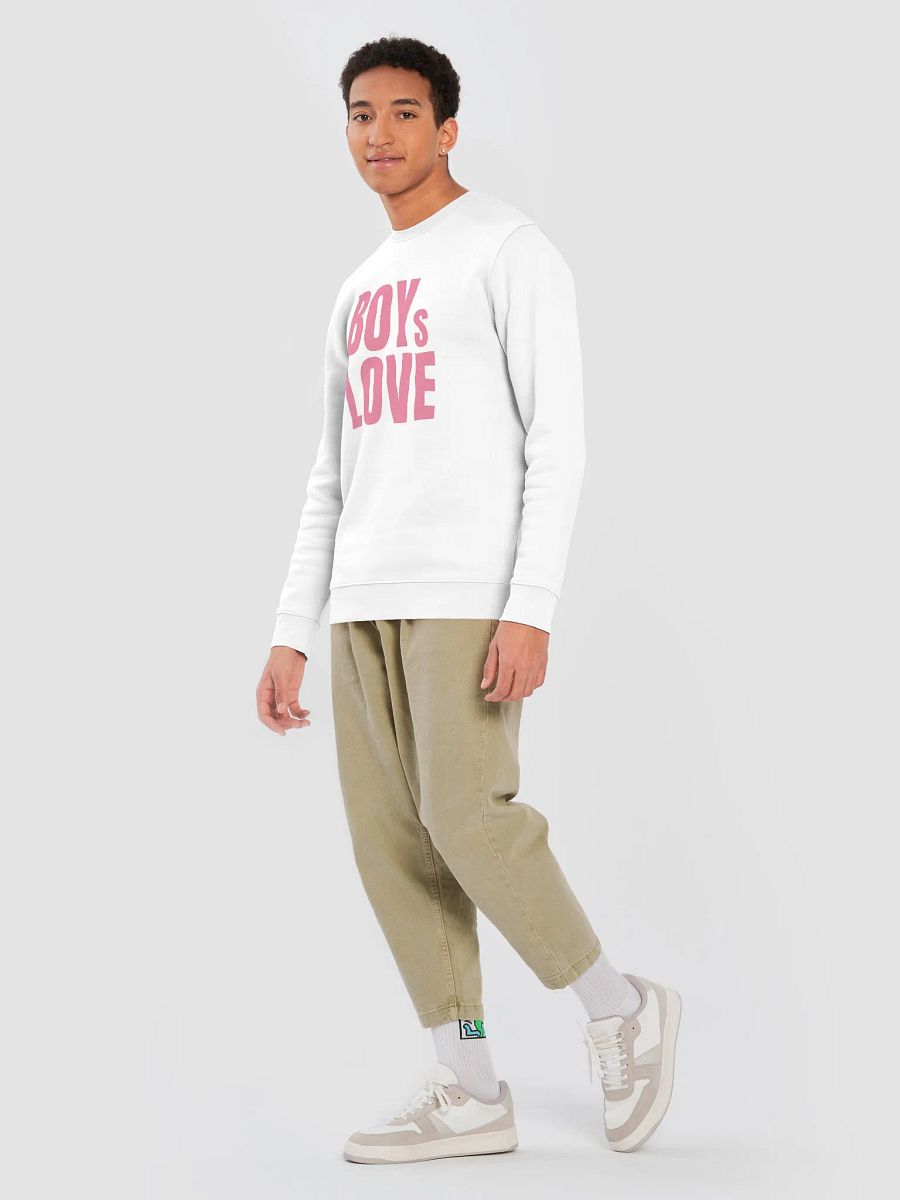 Boys Love Eco Chic Unisex Sweatshirt product image (4)