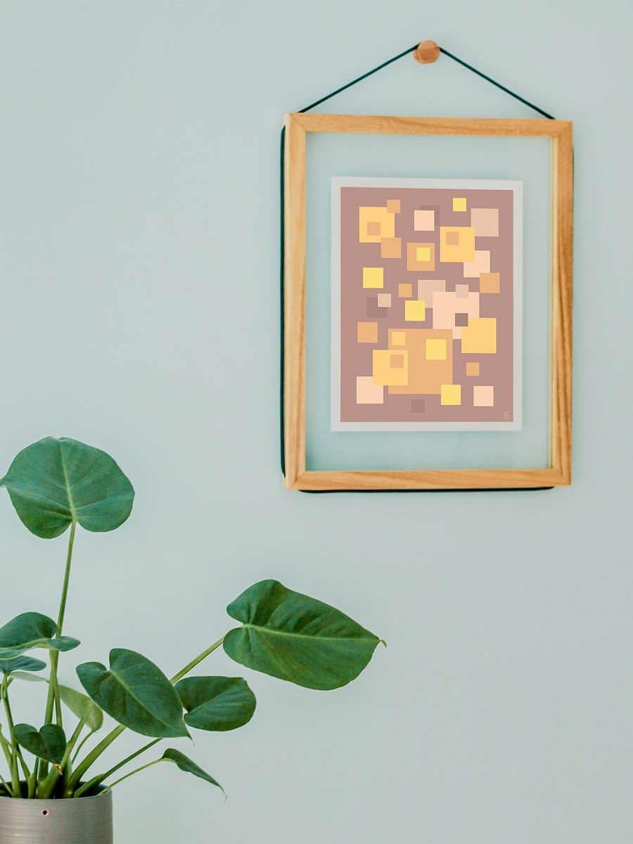 Vibrant Matte Poster Print - Abstract Image No. 3 product image (6)