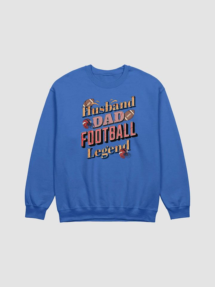 Husband Dad Football Legend Legendary Crewneck product image (17)