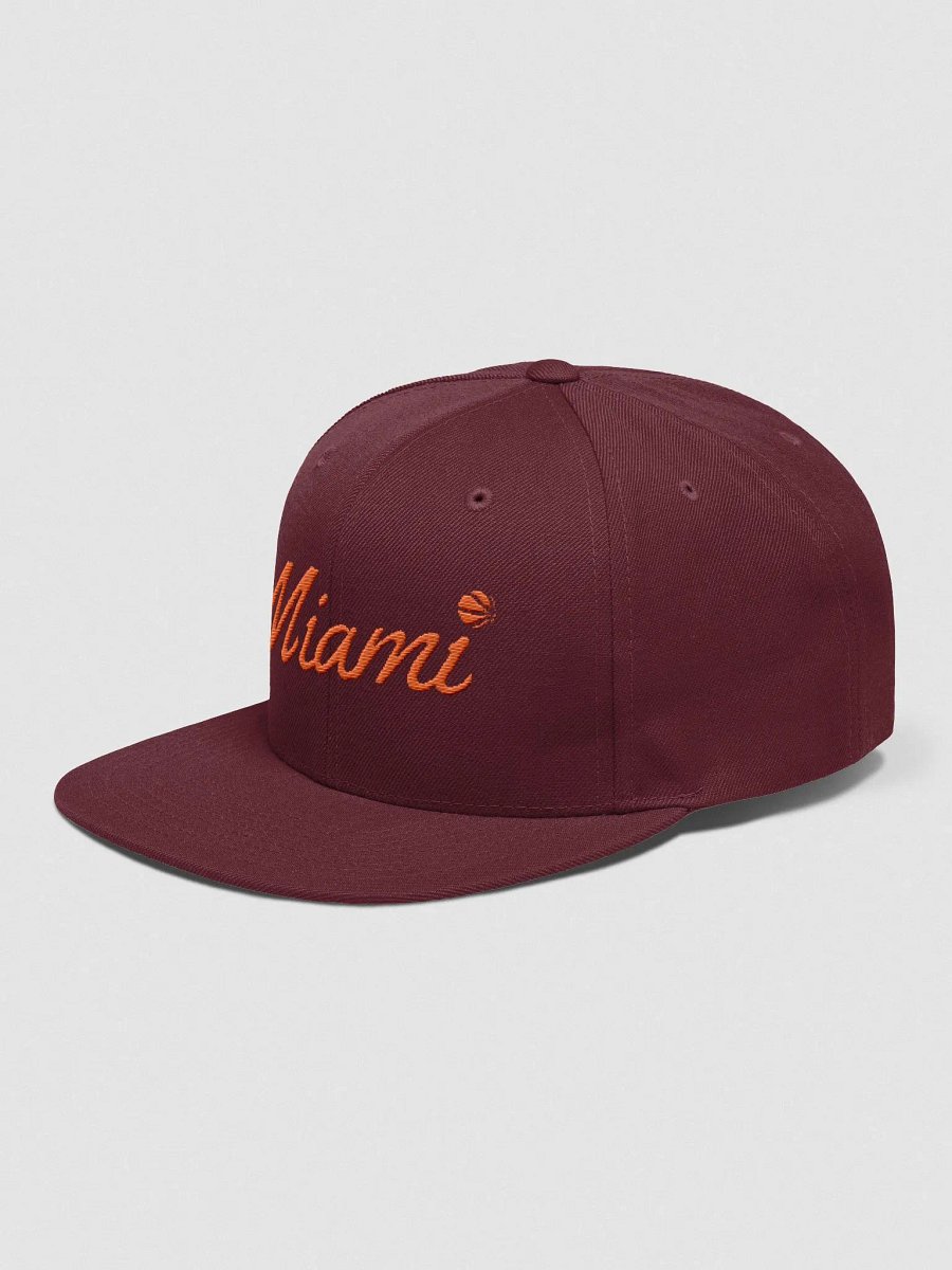 Yupoong Wool Blend Snapback Cap - Miami product image (3)