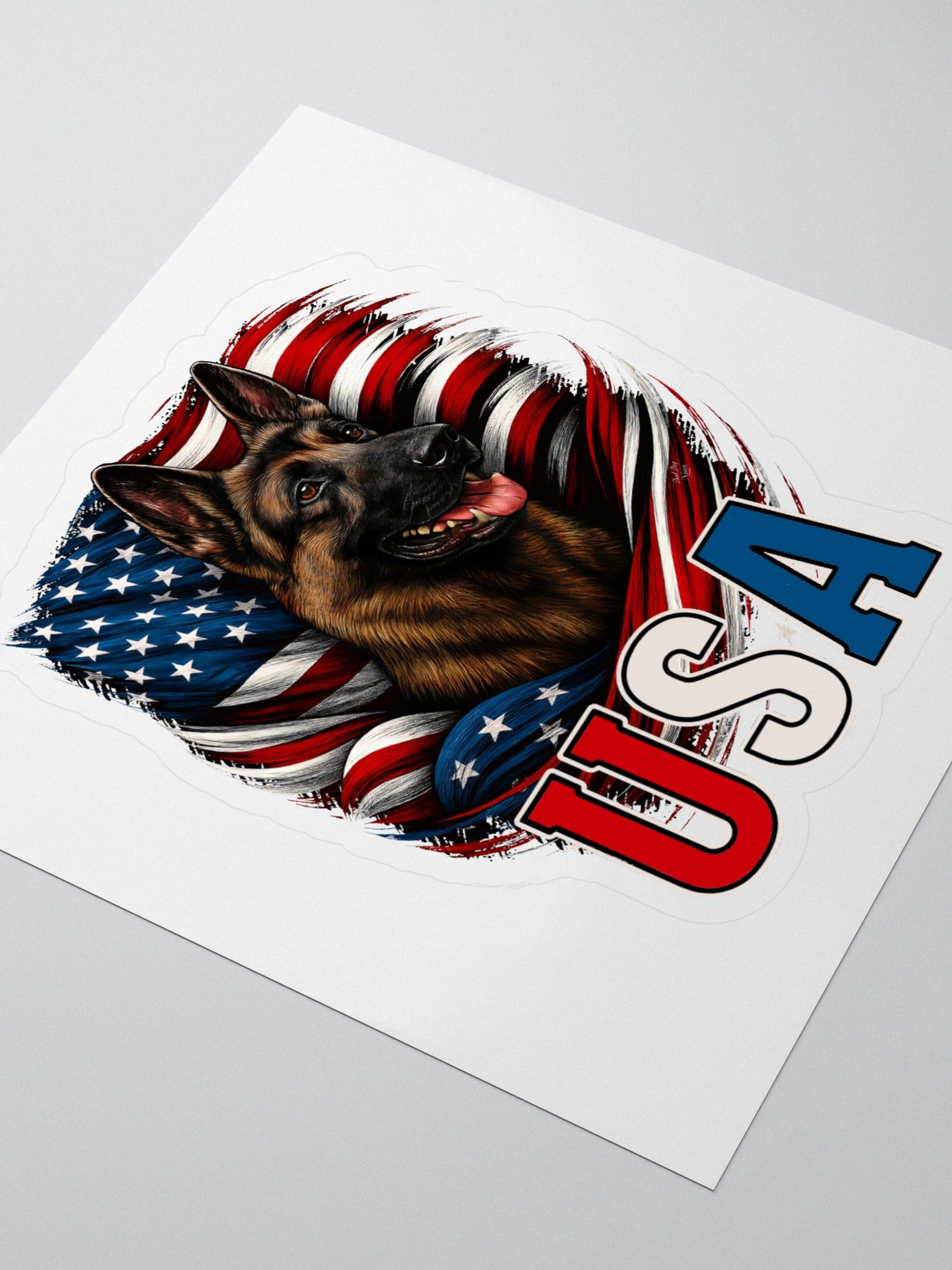 USA German Shepherd Sticker product image (3)