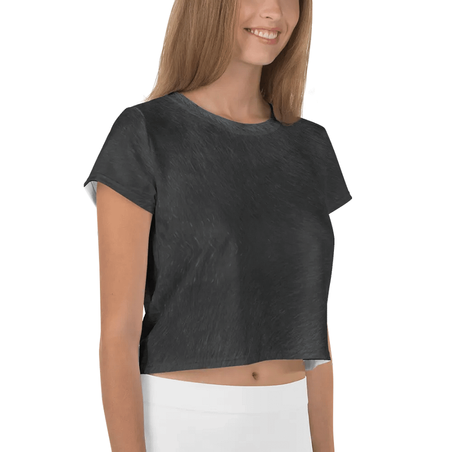 Black Cat Crop Tee product image (8)