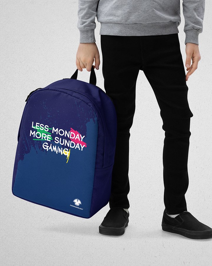 Less Monday More Sunday Gaming - Minimalist Backpack product image (2)