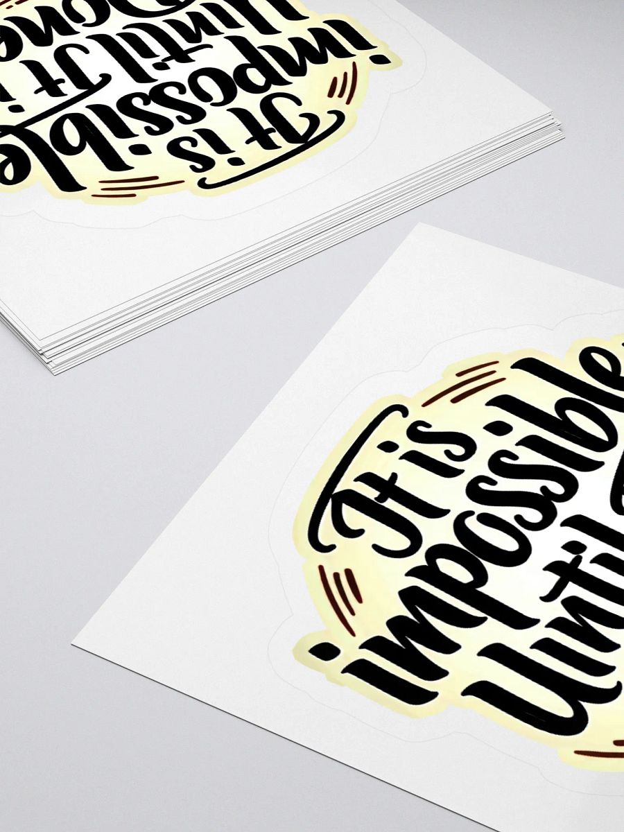 Motivational Quote Kiss Cut Stickers product image (11)