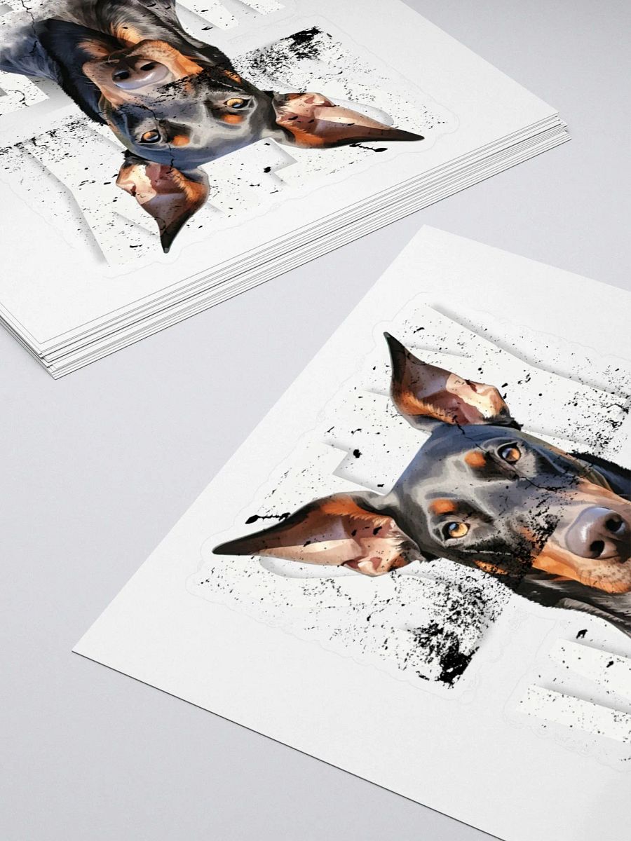 Stay Wild Doberman Kiss Cut Sticker product image (5)