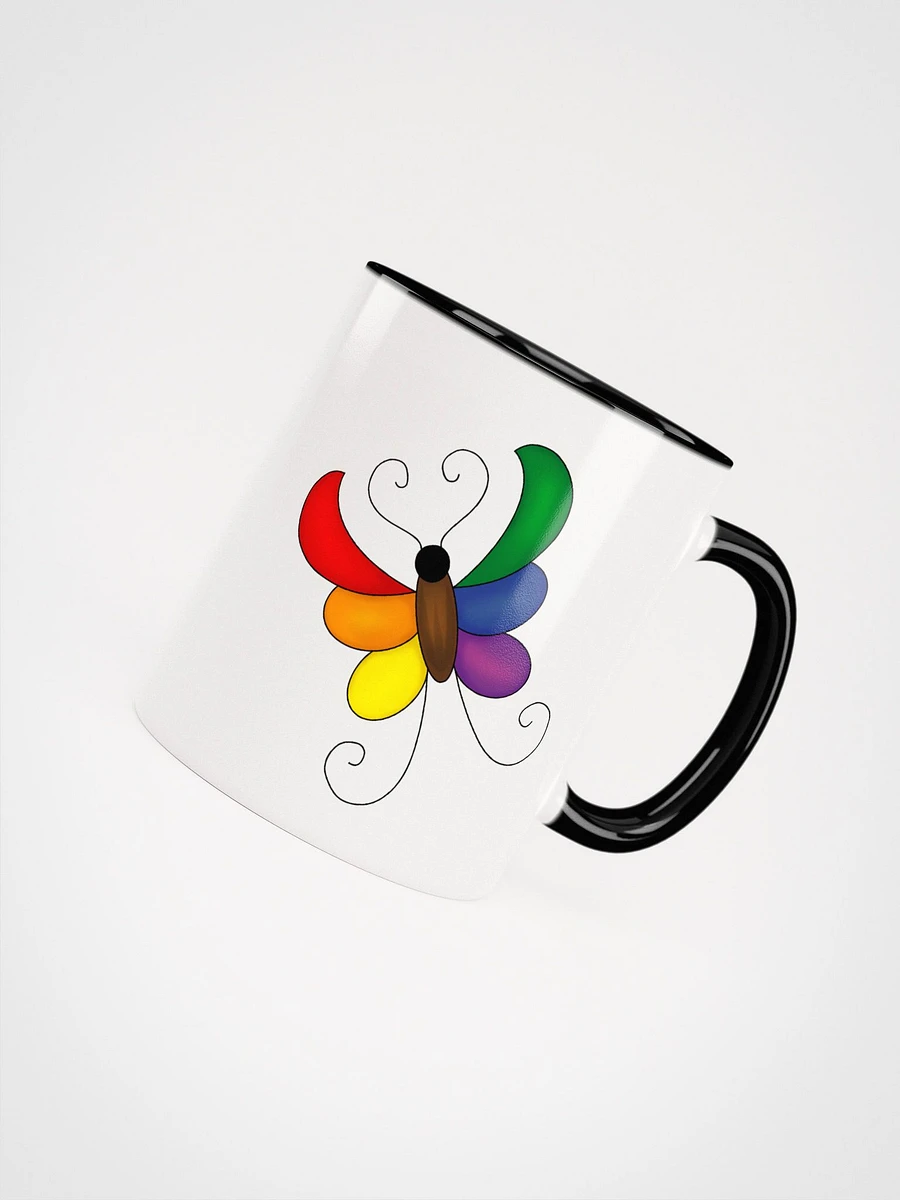 Rainbow Butterfly Mug - With Color product image (4)