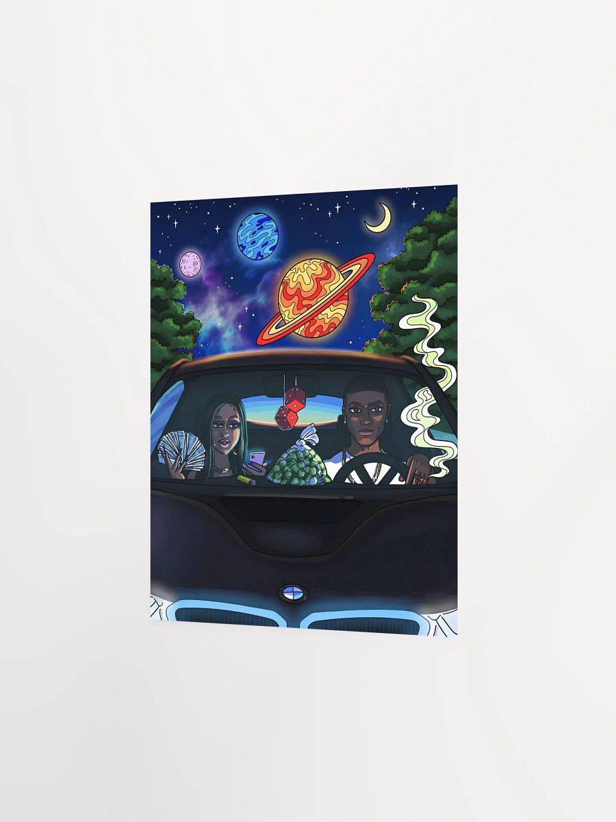 Starry Night Ride Matte Poster product image (11)