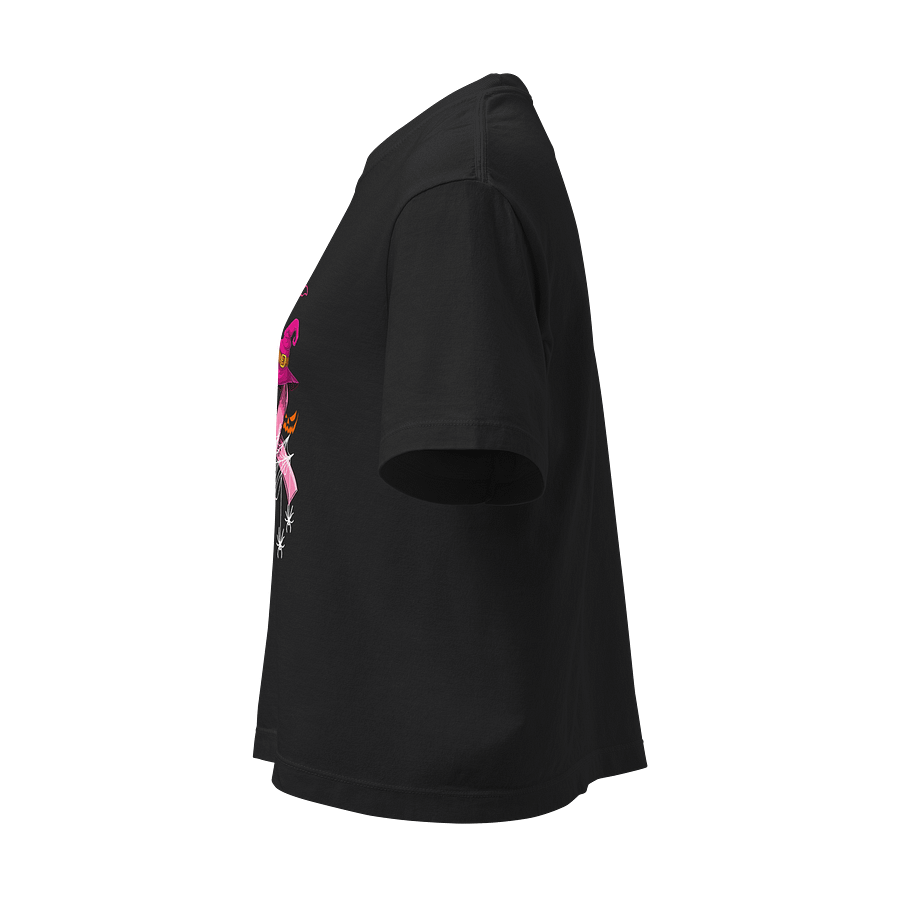 Pink Boo Boxy - Breast Cancer Awareness HalloweenHeavyweight Boxy T-Shirt product image (5)