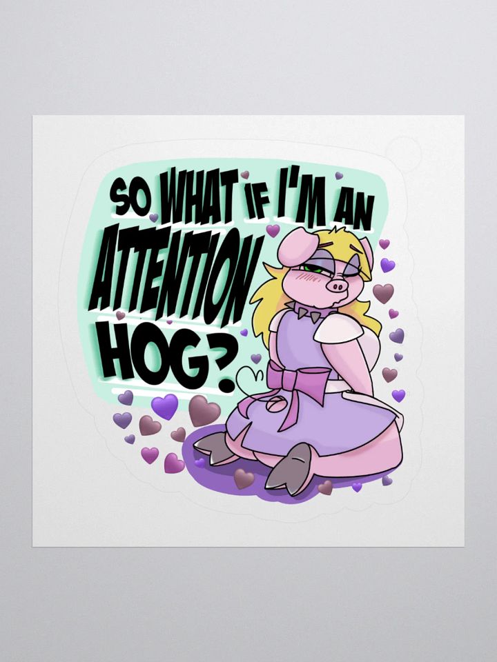 Attention Hog - Sticker product image (2)