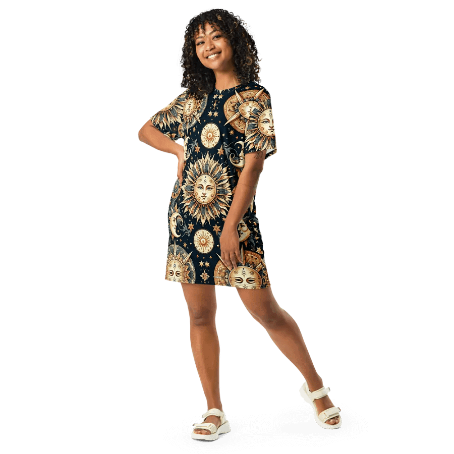 All-Over Print T-Shirt Dress product image (9)