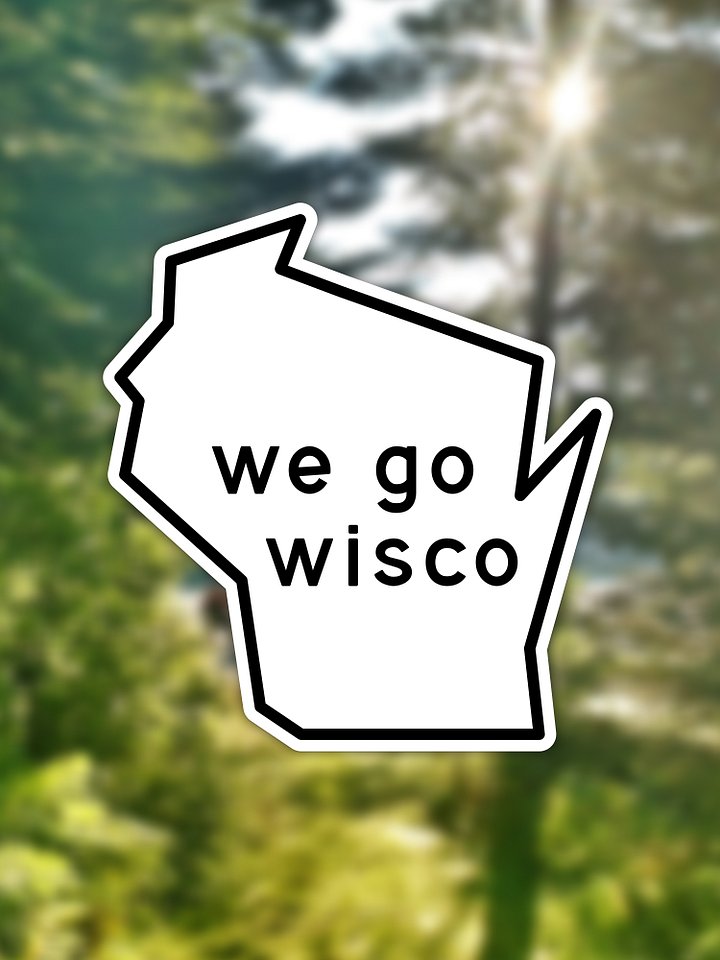 We Go Wisco Sticker product image (1)