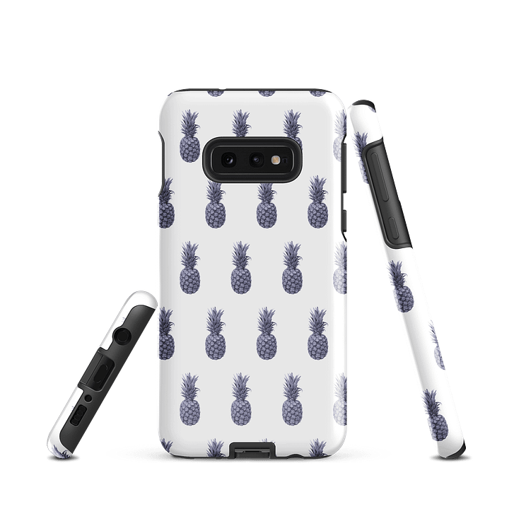 Monochrome Pineapple Samsung® Tough Case White product image (3)