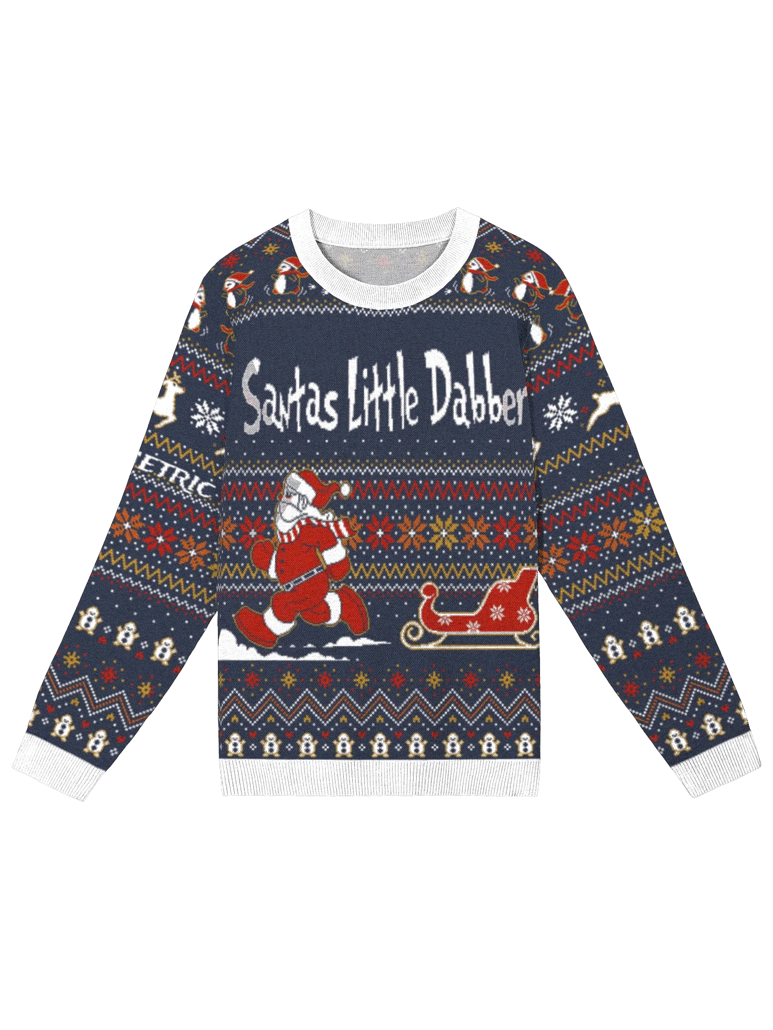 Santa's Little Dabber Ugly Christmas Sweater product image (4)