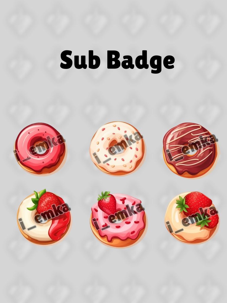 Doughnut Sub Badge product image (1)