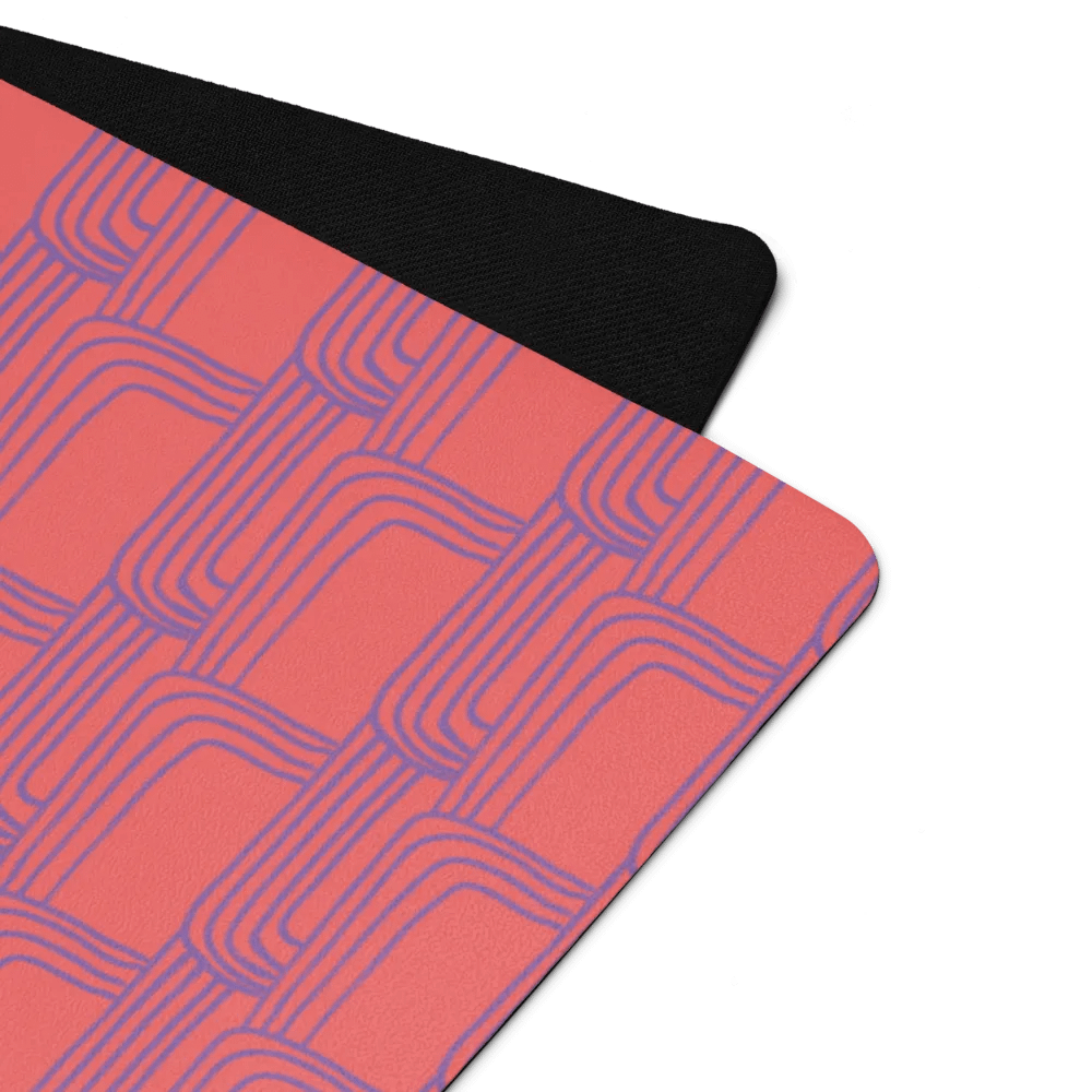 Vibrant Abstract Line Yoga Mat product image (3)