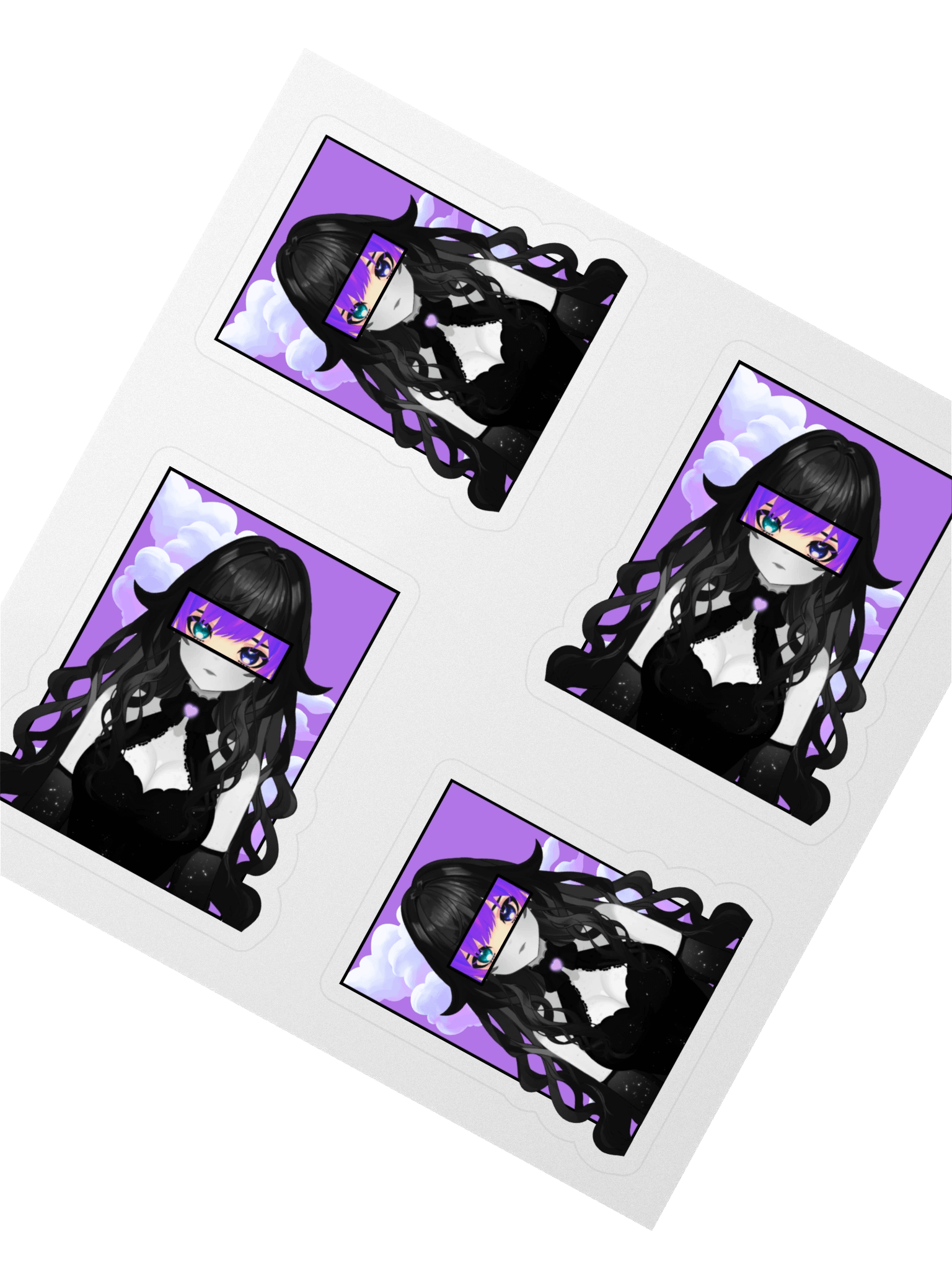(SFW) Waifu Sticker Sheet product image (2)