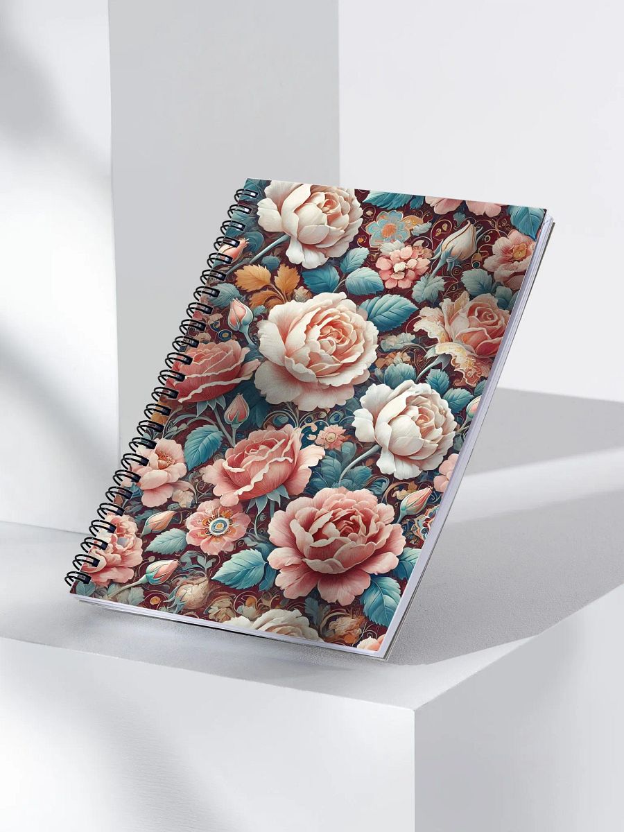 Royal Floral Spiral Notebook product image (3)