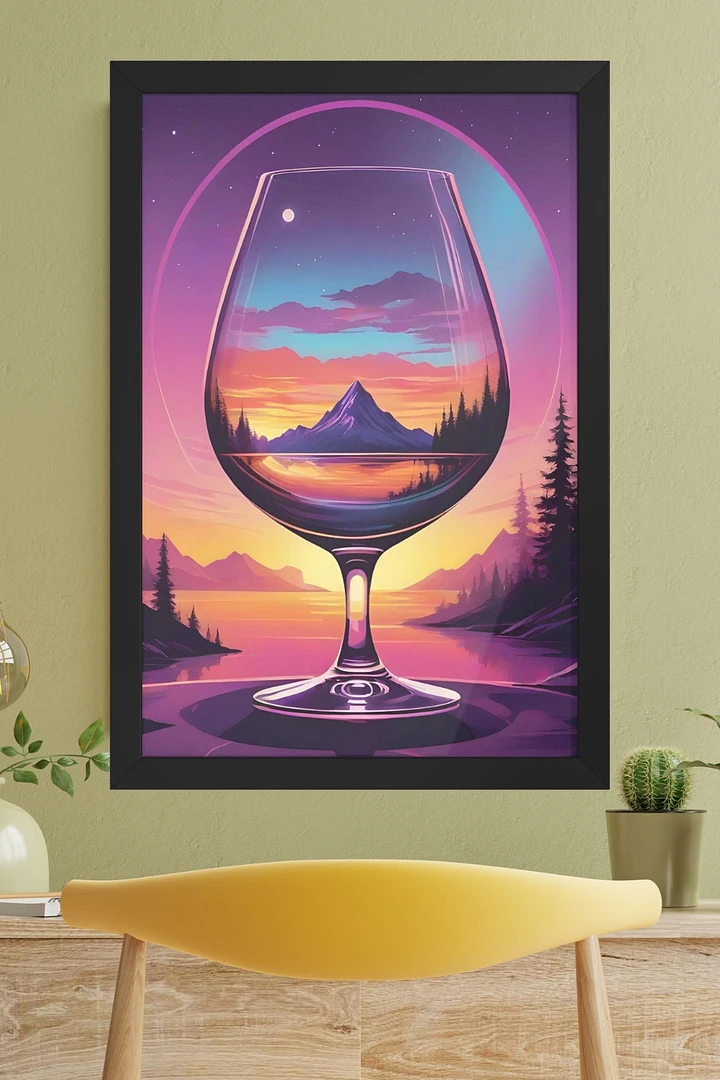 Bourbon Sunset Framed Poster product image (1)