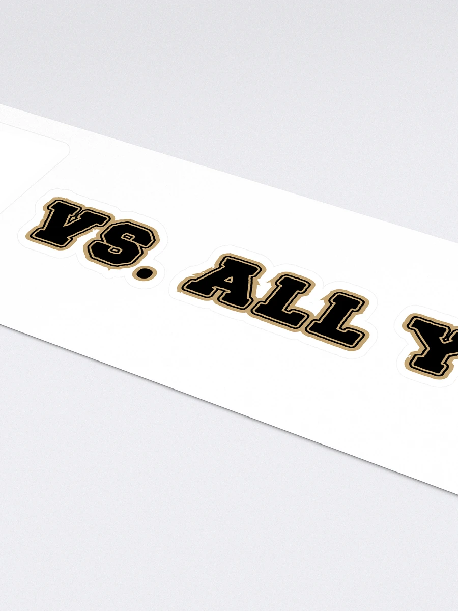 New Orleans Saints VS. ALL Y'ALL Sticker product image (4)