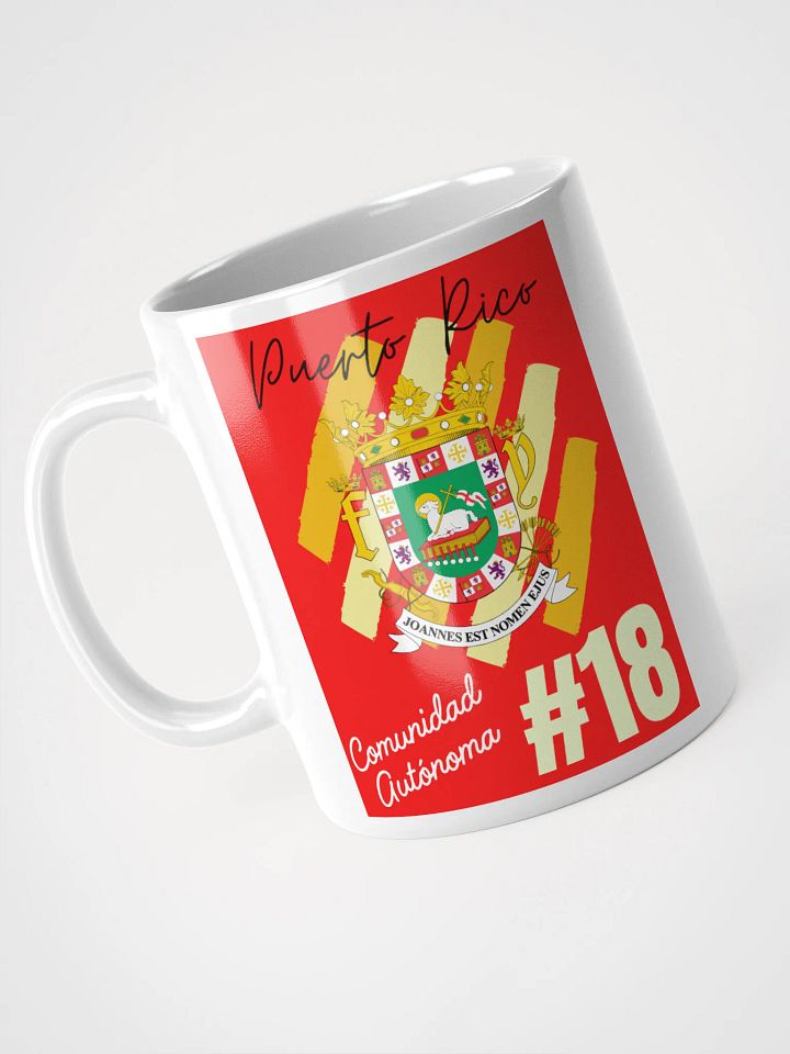 Taza cerámica roja - Comunidad Autónoma 18 product image (1)