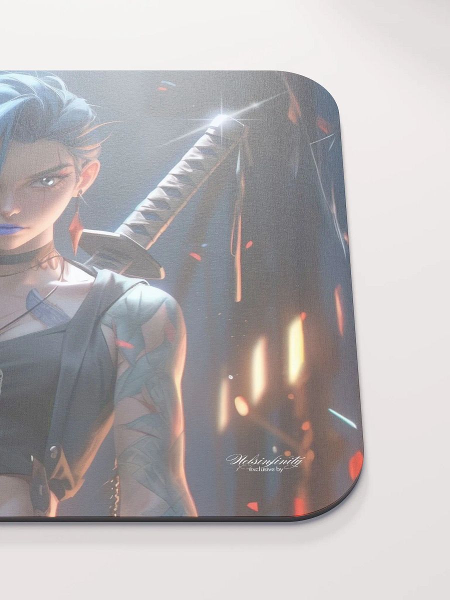 The Blue Steel Warrioress - Realm of Infinite Love Mouse Pad product image (5)