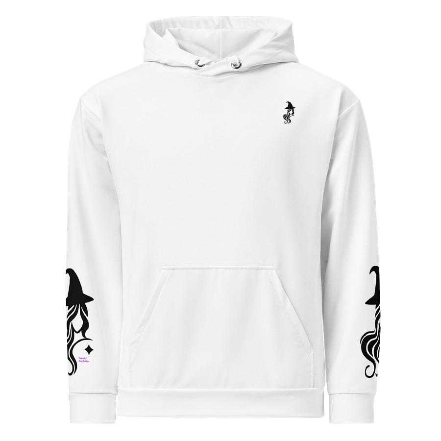 Grace Meets Grit — The White Tiger Bloom Hoodie product image (1)