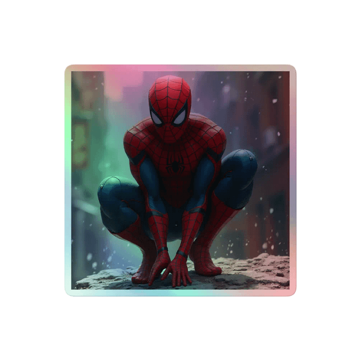 Spider Emblem Holographic Sticker Sheet product image (2)
