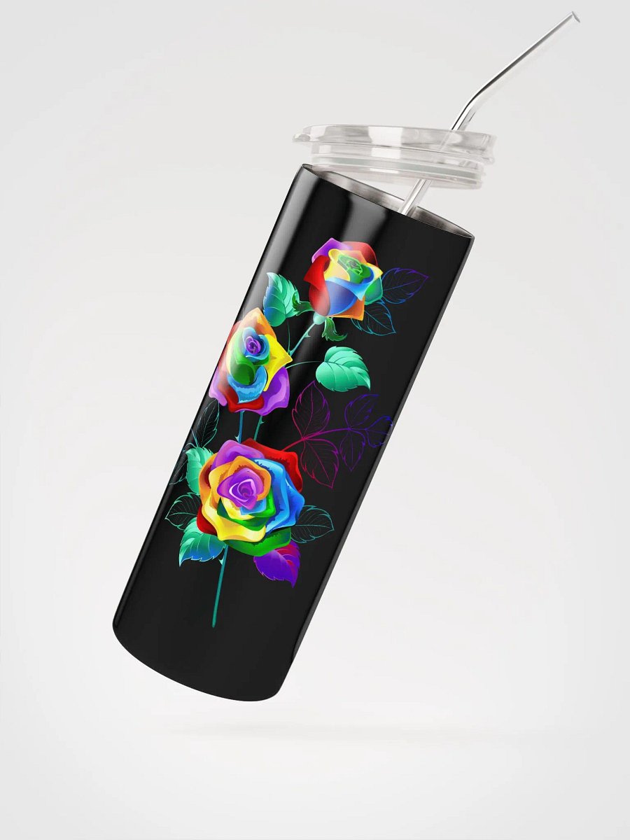 Vibrant Rose Garden Stainless Steel Tumbler product image (2)