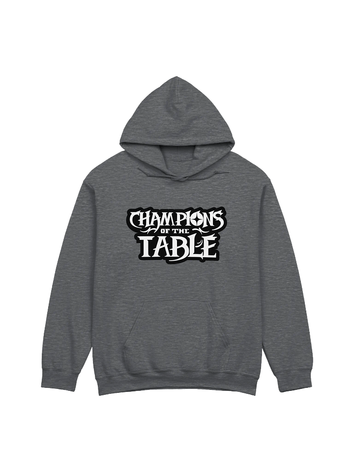Champions of The Table - Full Logo Hoodie (Black & White) product image (1)
