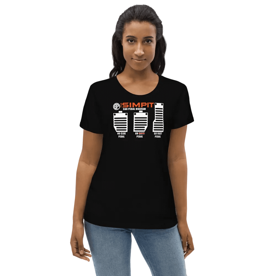 Women's Fitted Pedal Diagram Tee product image (6)