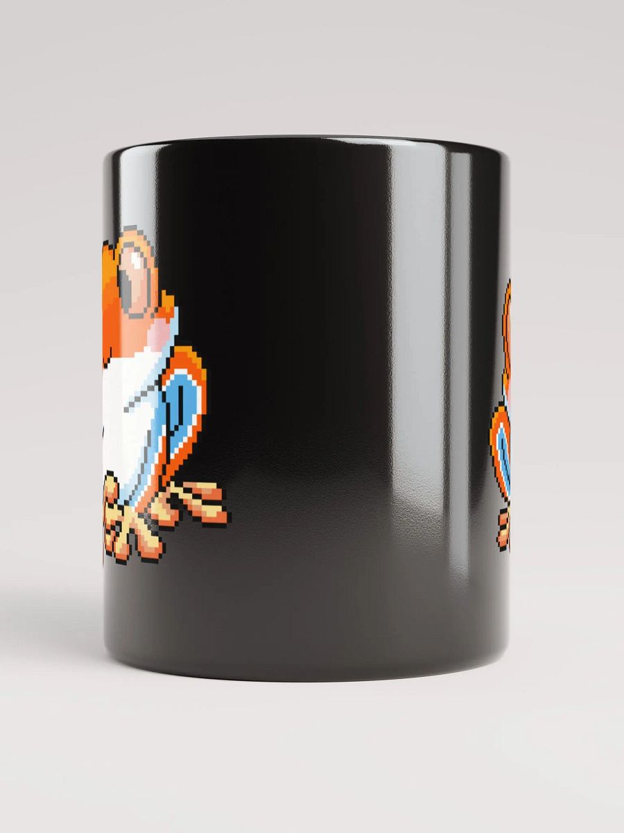 Orange Rip the Frog Black Glossy Mug product image (3)