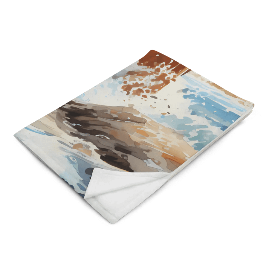 Shipwreck Fishing Boat Throw Blanket product image (5)