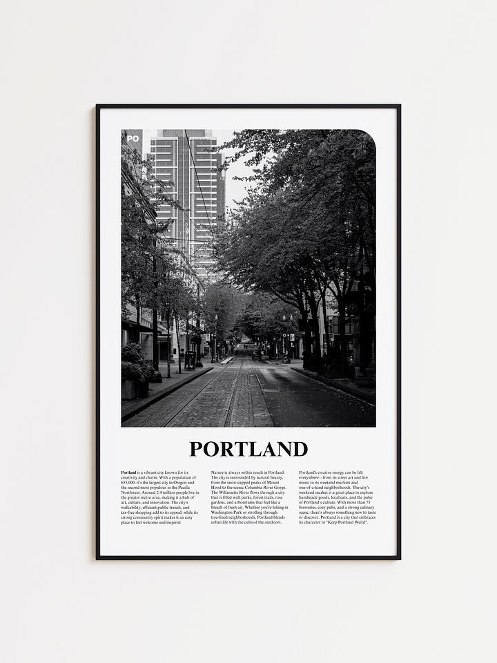 Portland 03 Newspaper Poster product image (1)