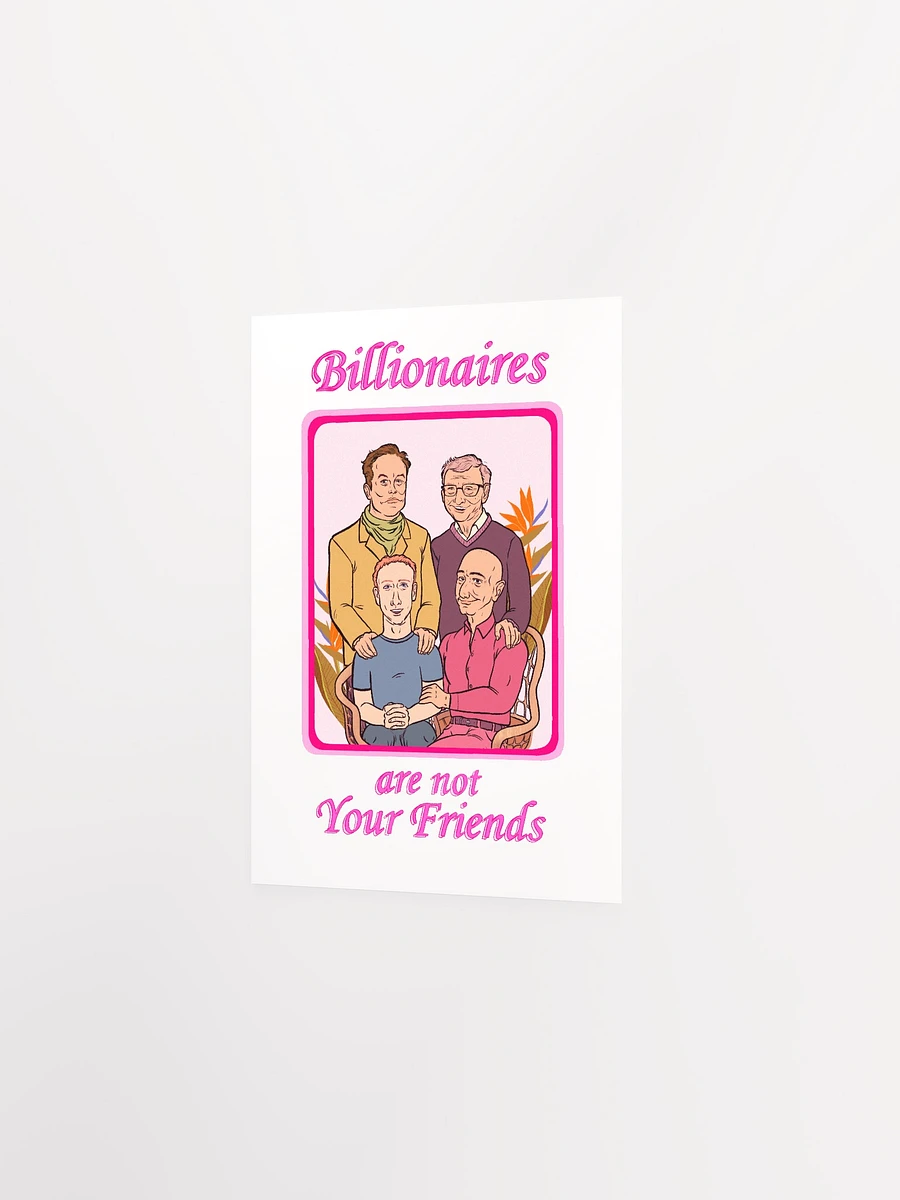 Billionaires Are Not Your Friend Posters product image (2)