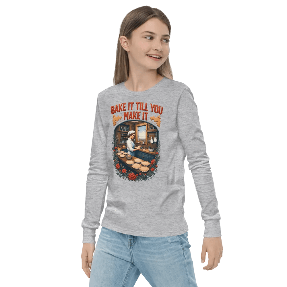 Bake It Till You Make It Youth Long Sleeve Tee product image (16)