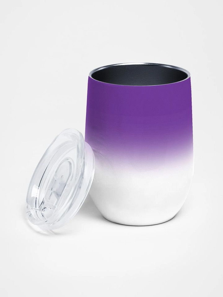 Wine tumbler - Dark purple gradient product image (2)