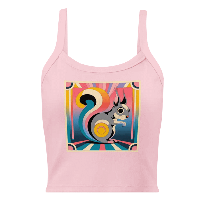 Colorful Squirrel Illustration Women's Tank Top product image (1)