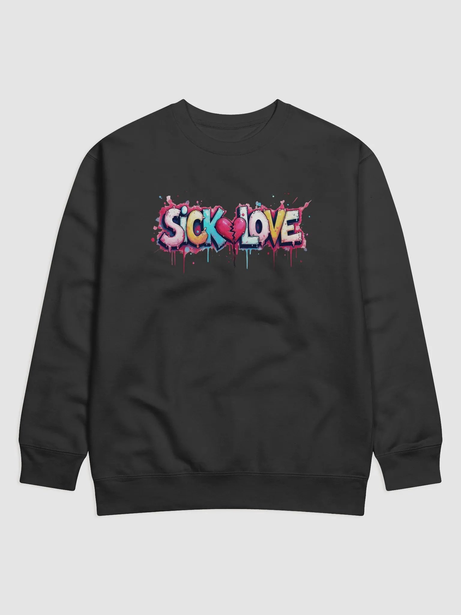 Sick Love Graffiti Sweatshirt product image (1)