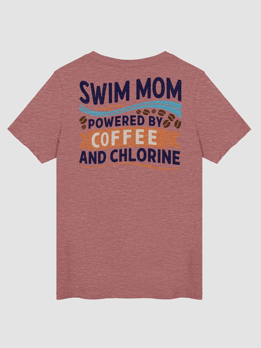 Swim Mom Coffee & Chlorine Ladies V-Neck Tee product image (1)