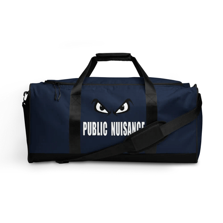 Public Nuisance: Navy Blue Duffle Bag product image (1)