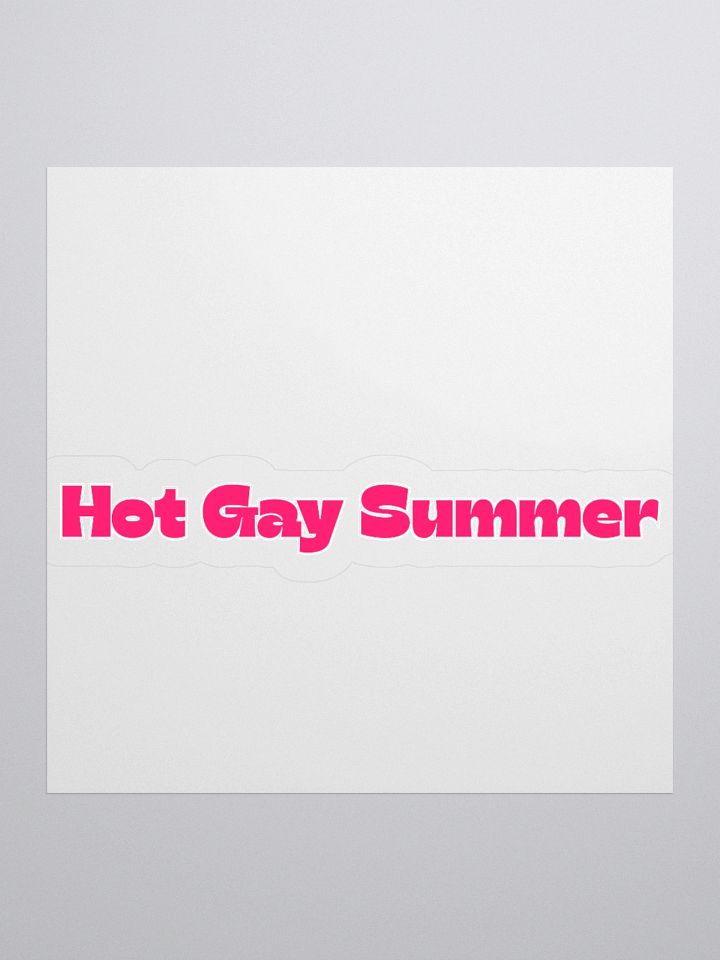 Hot Gay Summer Sticker product image (3)