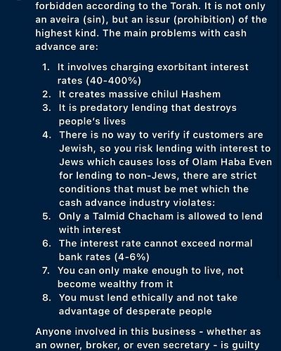 ❓ Torah question for today: 
🤑 Is Cash Advance allowed?
👉 What do you think of the answer by our AIRABBI.ORG APP?