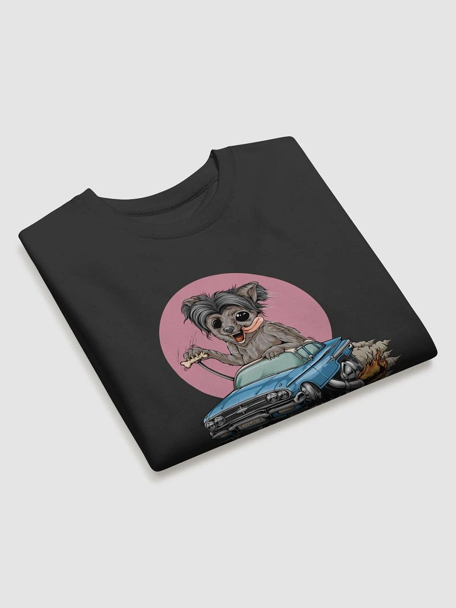 Roscoe the dog and 1960 Chevy Sweater Cotton Heritage Premium Sweatshirt by Cotton Heritage product image (3)