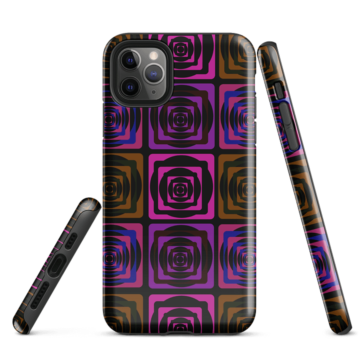Concentric Grid iPhone® Tough Case product image (5)