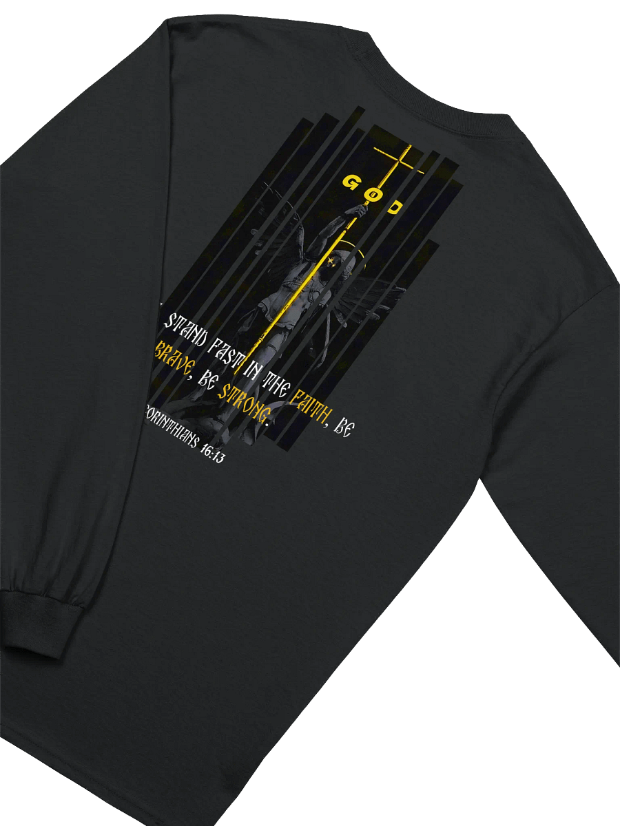 Christ On The Cross and Archangel Michael Long Sleeve Tee product image (25)