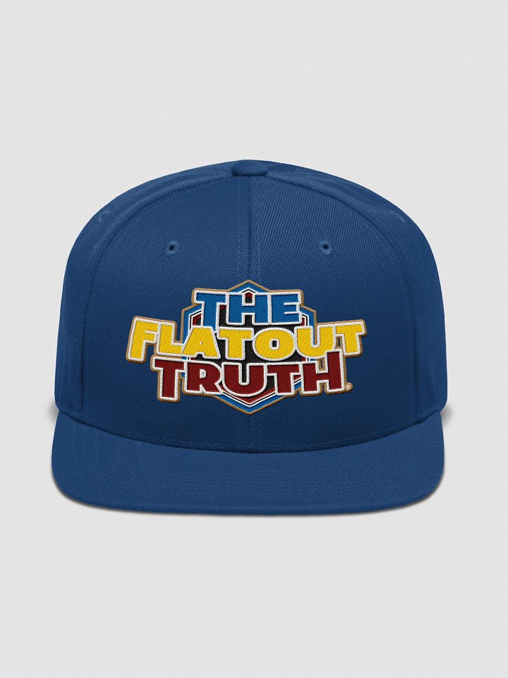 TFOT Bold Lemon Hex Flat Snapback Hat product image (2)