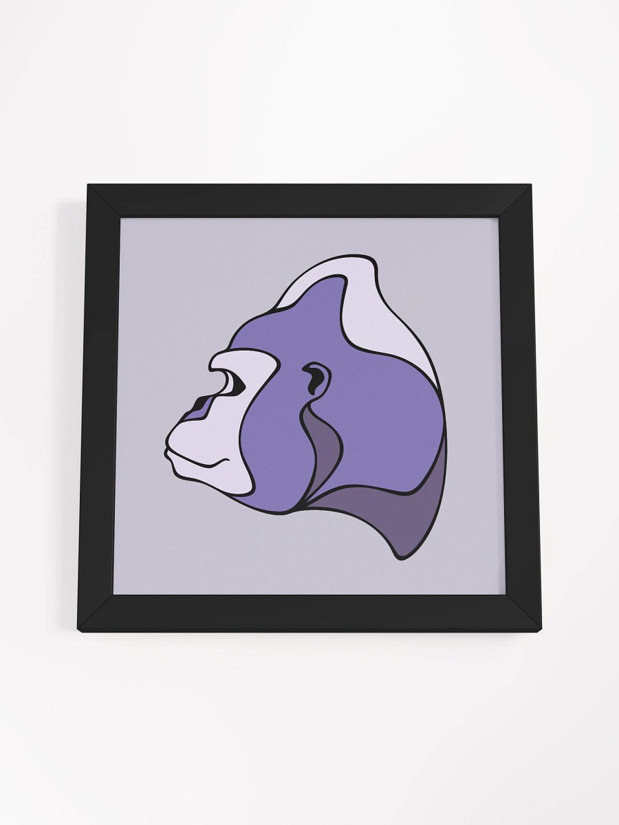 Majestic Gorilla - Framed Square Poster product image (18)