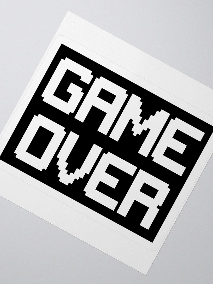 GAME OVER STICKER product image (5)
